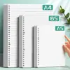 Japão kokuyo papel de folhas soltas espessado linha horizontal a4 grade refil a5 caderno de folhas soltas livro em branco