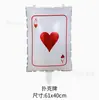 Nuevo dado cuadrado con forma de póker, bola 4D, onda, punto, tamiz, fiesta de graduación, bar, KTV, decoración, globo de película de aluminio