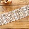 Venta al por mayor de fábrica encaje fijo para sentarse encaje de algodón accesorios decorativos ganchillo hueco diy mantel cortina funda de sofá toalla