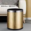 Cubo de basura para hotel para comedor comercial, oficina Kt, habitación de invitados, dedicado a hotel, sala de estar en casa, papelera de doble capa