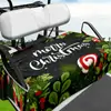 Fornecimento Exclusivo Transfronteiriço de Capas de Assento à Prova de Poeira para Carrinhos de Golfe, Capas de Assento, Protetores de Assento para Carros de Passeio, Série de Natal