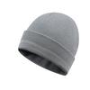 Gorro de Punto de Color Fluorescente Transfronterizo para Hombre Ciclismo Reflectante de Advertencia Lana Ferroviaria Gorro de Invierno Cálido para Exteriores Gorro Frío