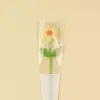 Flores de pompón de lana terminadas transfronterizas, flores tejidas a mano, decoración moderna para el hogar y la oficina, regalos navideños, flores de lana
