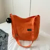 Bolsa tote personalizada simples retrô 2023 nova bolsa carteiro feminina casual para viagem bolsa de ombro grande capacidade da moda