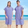 2025 Toalla de Microfibra Transfronteriza Portátil con Cremallera Ropa para Nadar, Toalla de Playa, Surf, Albornoz para Cambiarse para Hombre y Mujer