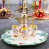 Artesanías de Lata de Colores de Característica Étnica de Xinjiang Adornos Pequeños Utensilios para Vino Regalos de Botella de Vino de Metal Regalos Conmemorativos