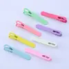 Pinza para el Cabello Minimalista sin Costuras, Accesorio Plano para el Cabello, Pasador de 6 cm, Pinza de Pato Ondulada Pequeña, Color Caramelo de Gama Alta Venta al por Mayor para DIY