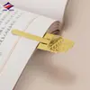 Marcador de Metal Long Zhiyu Personalización Logo de Empresa Souvenir Etiqueta de Libro Creativa Soporte para Libros Personalización Producción de Regalos Creativos
