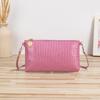 Novo crocodilo padrão clutch Mini pequeno quadrado saco de moeda das mulheres ombro mensageiro saco chave telefone bolsa bolsa
