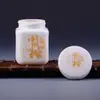 Pote Selado Vintage Chinês Pote para Máscara em Pó de Medicina Chinesa Pote de Cerâmica de Hospital Chinês Pote de Armazenamento Frasco Pequeno para Pó de Medicina