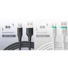 Cabo de Dados de Silicone Real Carregamento Super Rápido de 100W Adequado para iPhone Huawei Tipo-C Cabo de Carregamento para Celular Android