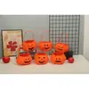 Halloween portátil tridimensional saco de abóbora presente das crianças saco de açúcar bruxa fantasma fantasma festival atmosfera adereços tecido não tecido