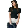 Camisa Versátil de Manga Corta para Viajes Diarios 2026, Estilo Europeo y Americano Transfronterizo, Elegante Top Cárdigan Pequeño Chanel