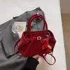 Exquisito Bolso Rojo Súper Caliente para Mujer 2026 Nuevo Estilo Casual Versátil Bolso de Hombro Cruzado para Salir