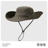Sombrero de ala ancha para senderismo, para mujer, verano, exterior, montañismo, senderismo, sombrero para el sol, parasol, sombrero vaquero occidental, sombrero para hombre.