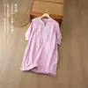 Falda Bordada Artística de Algodón y Lino Vintage para Mujer, Falda de Corte A Bordada Holgada Estilizadora Estilo Chino con Dobladillo Ancho