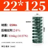 Módulo de Mola de Compressão Mola de Compressão Módulo Doméstico 65Mn Mola Tf Fio Plano de Alta Resistência Compressão Padrão Japonês Mola Retangular
