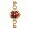 Reloj de pulsera de lujo ligero vintage, reloj de pulsera de cuarzo para mujer estilo antiguo en oro de alto valor, nuevo modelo de comercio exterior para mujer