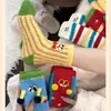 Calcetines de Media Pantorrilla con Dibujos Animados Lindos YOUJIAXIU para Mujer, Calcetines para el Piso del Hogar, Calcetines Gruesos para Dormir para Mujer, Nuevo Producto Transfronterizo