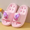 Pantuflas de Verano Antideslizantes Huecas de Secado Rápido de Dibujos Animados de Eva para Niños, para Uso en el Baño de Niñas