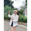 Camisa de Estilo Perezoso Talla Grande para Mujer, Cárdigan de Manga Larga Holgado con Cuello y Diseño Elegante, Casual y Versátil