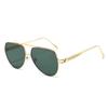 Nuevas gafas vintage casuales para conducir y viajar, gafas de sol ins, moda europea y americana, personalidad simple, gafas de sol de doble puente