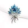 Broche Elegante de Espiga de Trigo de Cristal de Luxo Novo para 2025 para Mulheres, Elegante, Moderno e de Luxo para Lapela de Jaqueta Acessórios de Vestuário