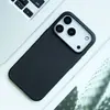 Funda Geométrica de Textura Ultra Delgada para Apple iPhone 18 Pro Max, Funda Dura Mate Simple 17 Semitransparente