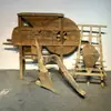 Cultura Agrícola Objetos Antiguos Adornos Decorativos Nostalgia Folclórica Herramientas Agrícolas Viejas Rastrillo de Madera Arado de Madera Casa de Campo Utilería de Película