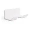 Suporte de Secador de Cabelo Aprimorado Rack de Armazenamento Doméstico Simples Sem Perfuração Montado na Parede Rack de Armazenamento Multifuncional