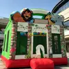 Castelo inflável infantil de parque de diversões ao ar livre mais vendido, escorrega inflável, trampolim, cama elástica, playground, área de brincar para pais e filhos