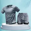 2026 Novo Modelo Pista de Atletismo para Corrida de Maratona Treinamento de Verão Shorts de Manga Curta Traje Esportivo de Secagem Rápida Equipamento Profissional