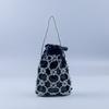 Nuevo bolso pequeño de moda de estilo extranjero, hecho a mano, hecho en casa, con cuentas, de color sólido, hueco, para mujer japonesa y coreana, hecho a mano.