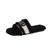 Pantuflas de felpa de algodón de suela plana súper populares para mujer, adecuadas para usar en exteriores, nuevo modelo otoño e invierno 2026, extremadamente elegantes y cómodas para uso en casa