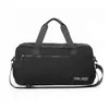 Nova bolsa esportiva e de fitness, bolsa de viagem estilosa com estampa de logo, separação de seco e molhado, bolsa transversal de grande capacidade para yoga e natação