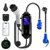 Estándar Europeo 7Kw Pistola de Carga Portátil para Vehículos de Nueva Energía para el Hogar Exclusiva Transfronteriza App Inteligente Remoto Wifi Bluetooth