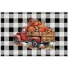 Popular Mantel Individual de Otoño para Acción de Gracias de Amazon Set de Gnomo Calabaza Material de Lino a Prueba de Polvo y Aislante del Calor Mantel Individual de Otoño