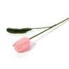 Ramo tejido a mano tulipán girasol flor artificial lana casera material diy bolsa regalo Día de la Madre