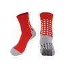 Calcetines de fútbol de entrenamiento profesionales para hombre, calcetines deportivos con planta de rizo, calcetines antideslizantes con puntos de goma, calcetines transpirables y absorbentes de sudor de media pantorrilla al por mayor