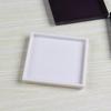 Jabonera de hotel para baño, pequeña, de plástico ABS acrílico, cuadrada, redonda y curva, envío gratuito
