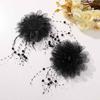 Super Fairy Gentle Lazy Style Pearl Tassel Mesh Flower DIY Grampo de cabelo feito à mão Acessórios para cabelo feminino Acessórios para roupas