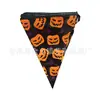 Bandeirinha Personalizada de Halloween Bandeira Triangular de Halloween Bandeira de Abóbora de Halloween Banner de Cordão