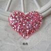 DIY Accesorios de Resina para Joyería Glitter Corazón de Durazno Pegamento Crema Decoración de Belleza para Carcasa de Teléfono Móvil Accesorios para el Cabello Material de Horquilla