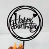 Tarjeta de pastel de acrílico, decoración de cumpleaños, decoración de fiesta, decoración para hornear, postre, bandera enchufable, venta al por mayor