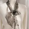 [Georgette] Lenço de Seda Longo Fino Verde Elegante Médio 100% Seda de Amora