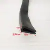 Tira Selladora de Borde de Goma en Forma de U Lámina de Acero Inoxidable Decorativa Protección de Bordes de Vidrio Tira Selladora Anti-Rayaduras Fabricante Venta al por Mayor