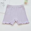 Shorts de Segurança Modal para Meninas Verão Meninas Pequenas Shorts de Segurança Três Quartos para Crianças Mais Velhas Anti-Exposição Shorts Básicos Infantis