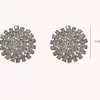 Aretes de Cobre con Circonita Dorada en Forma de Fuego Artificial, Aretes de Estilo Lujo Ligero, Aretes Franceses de Alta Gama Transfronterizos al por Mayor
