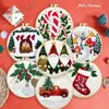 2026 Natal Transfronteiriço Novos Desenhos Bordados Bordados de Natal Coleção de Padrões Pequenos