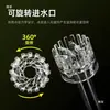 Dispositivo para Película de Aceite en Acuario Flotador Giratorio Flor de Loto Ciclón Cesta de Flores Entrada de Agua de Succión Superficial del Estanque de Peces Cabezal Flotante Accesorios para Filtro de Acuario